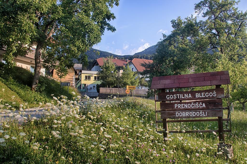 Gostilna Pension Blegos Poljane nad Škofjo Loko Exteriér fotografie