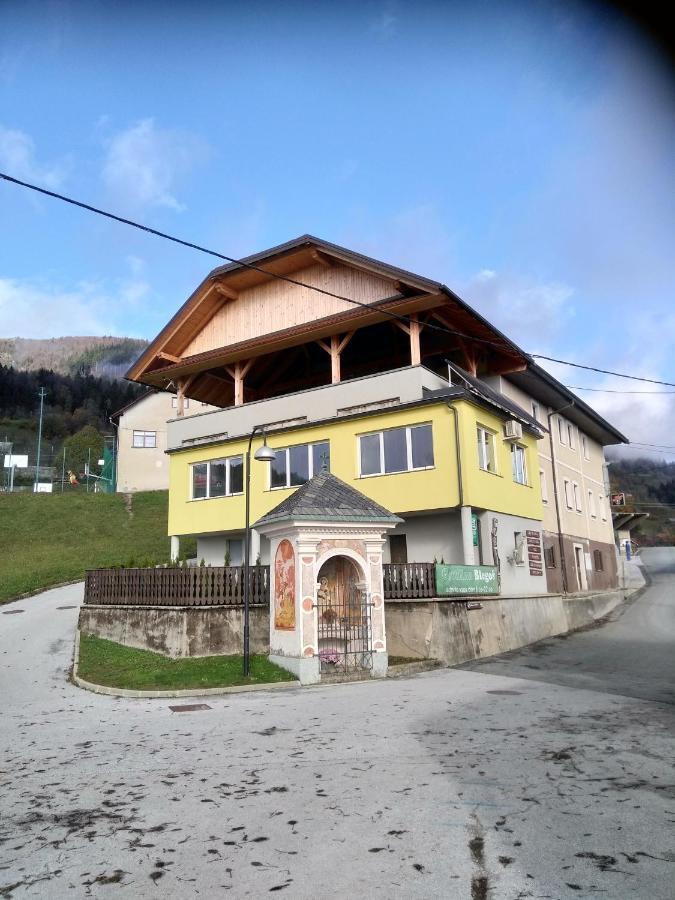 Gostilna Pension Blegos Poljane nad Škofjo Loko Exteriér fotografie